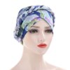 hijab Foulard de tête pour femmes musulmanes, Turban en coton solide