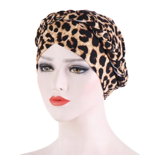 hijab Foulard de tête pour femmes musulmanes, Turban en coton solide
