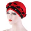 Turban en coton tressé pour femmes musulmanes
