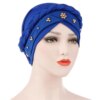 Turban en coton tressé pour femmes musulmanes
