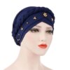 Turban en coton tressé pour femmes musulmanes