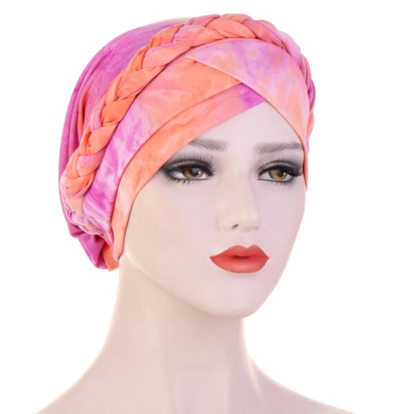 12973-7a5040.jpg Turban en coton tressé pour femmes musulmanes