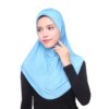 Beauté de femme musulmane, écharpe, foulard noir ninja, couverture complète