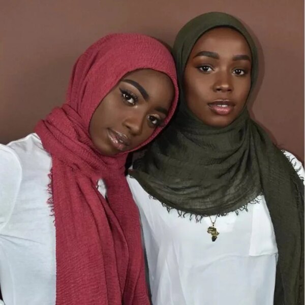 Hijab Foulard pour femmes musulmanes, foulard doux et résistant