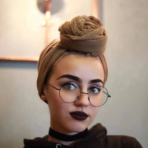Hijab Foulard pour femmes musulmanes, foulard doux et résistant