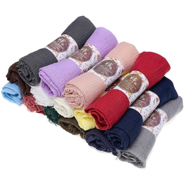 Hijab Foulard pour femmes musulmanes, foulard doux et résistant