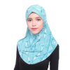 Beauté de femme musulmane, écharpe, foulard noir ninja, couverture complète