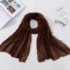 Hijab Foulard pour femmes musulmanes, foulard doux et résistant