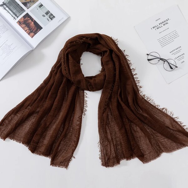 Hijab Foulard pour femmes musulmanes, foulard doux et résistant
