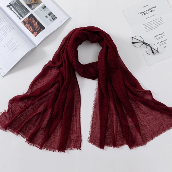 Hijab Foulard pour femmes musulmanes, foulard doux et résistant