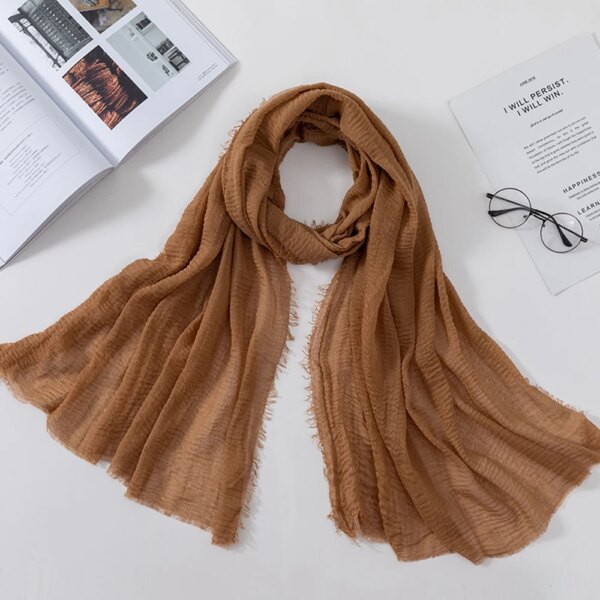 Hijab Foulard pour femmes musulmanes, foulard doux et résistant