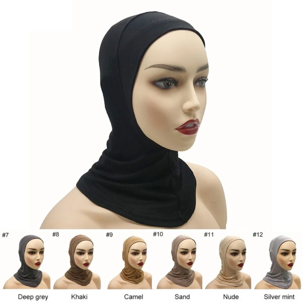 Hijab Casquette pour femmes musulmanes, Turban en voile, mode musulmane