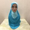 Hijab en strass pour femmes musulmanes, 1 pièce, couverture complète