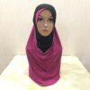 Hijab en strass pour femmes musulmanes, 1 pièce, couverture complète