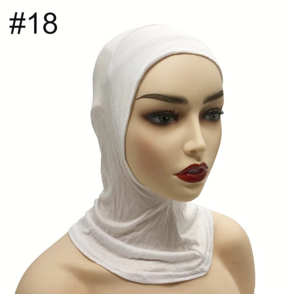 Hijab d'intérieur pour femmes, casquette Ninja musulmane, élastique extensible