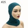 Hijab d'intérieur pour femmes, casquette Ninja musulmane, élastique extensible