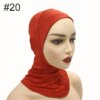Hijab d'intérieur pour femmes, casquette Ninja musulmane, élastique extensible
