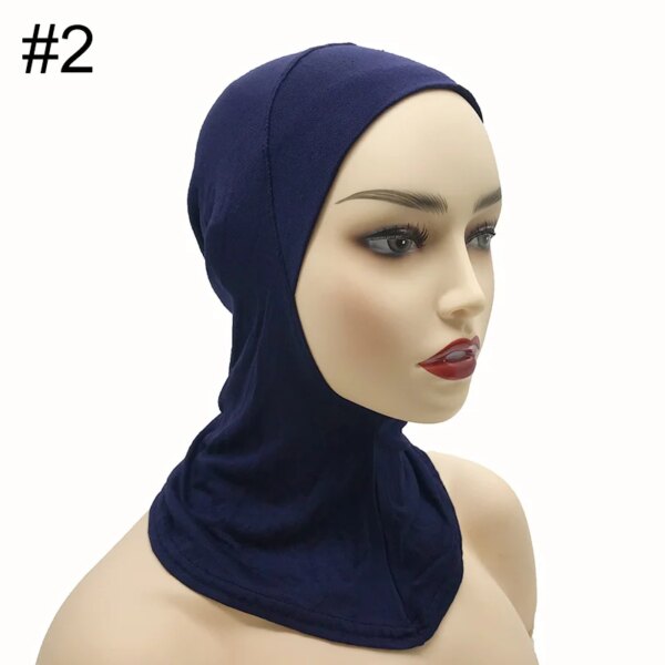 13582-0ecf81.jpg Hijab d'intérieur pour femmes, casquette Ninja musulmane, élastique extensible