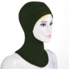 hijab Chapeau musulman doux sous écharpe, Bonnet en os, couverture de cou