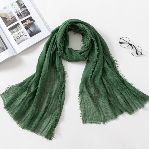 Hijab Foulard en Coton Doux pour Femme Musulmane