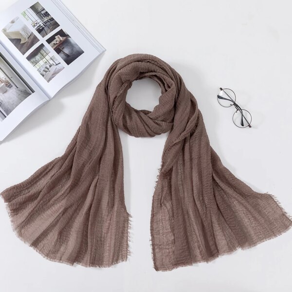 13663-37bbc8.jpg Hijab Foulard en Coton Doux pour Femme Musulmane