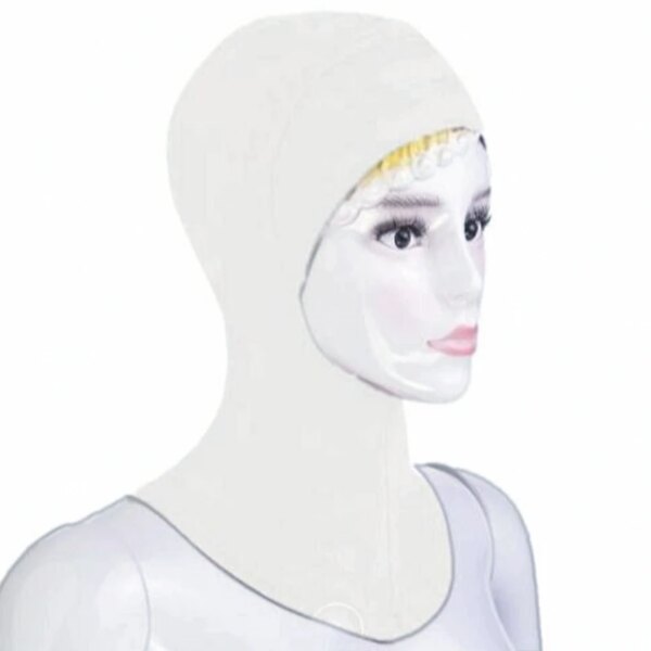 13664-e2feca.jpg hijab Chapeau musulman doux sous écharpe, Bonnet en os, couverture de cou