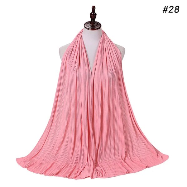 13751-f148f2.jpg hijab Foulard musulman en Jersey froissé, longue écharpe, Hijab pour femmes