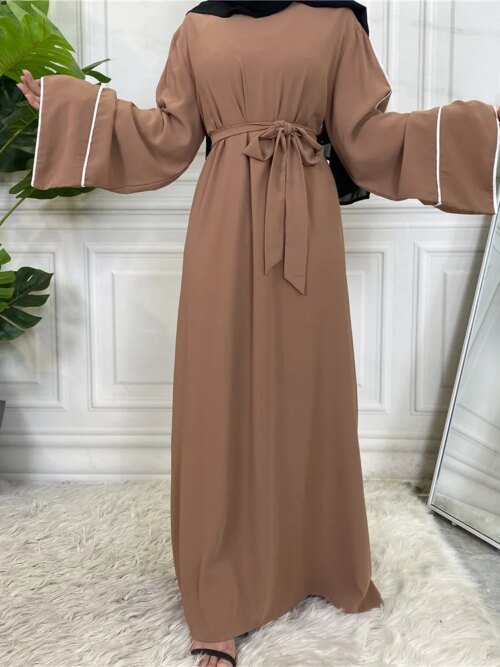 Longue Robe à rayures pour femmes, Ramadan Eid Mubarak dubaï