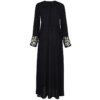 Robe Abaya pour femme musulmanes, élégante, imprimée