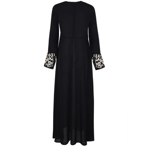 Robe Abaya pour femme musulmanes, élégante, imprimée