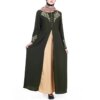 Robe Abaya pour femme musulmanes, élégante, imprimée