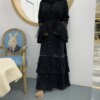 14194-3fa85e.jpg Abaya dubai – Robe Hijab en maille perlée pour femmes, vêtements islamiques