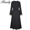 14352-7e8ad4.jpg Mode grande taille Robe noire arabe Hijab musulman Mode grande taille Robe noire arabe Robe longue Robe