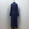 Abaya Robe pour femmes musulmanes, Kimono ouvert avec perles