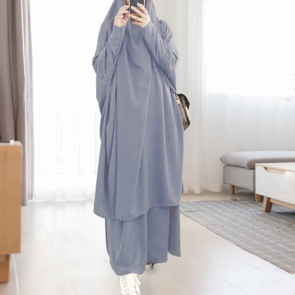 Jilbab Abaya dubaï Ensemble musulman, vêtements pour femmes