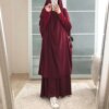 Jilbab Abaya dubaï Ensemble musulman, vêtements pour femmes