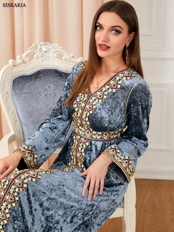 14913-44e88f.jpg Abaya femme , broderie florale, ceinture de Caftan marocain