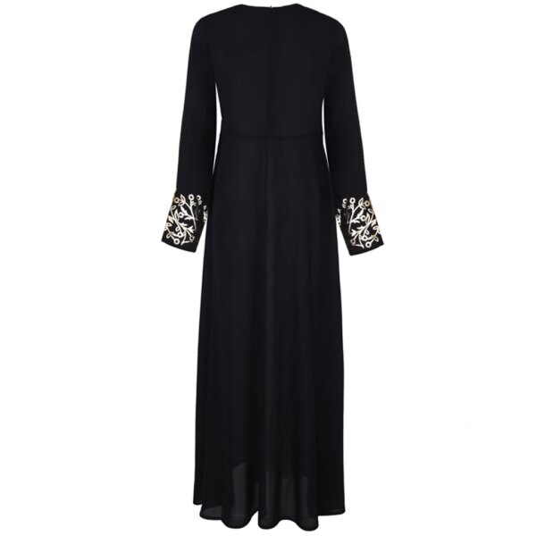 Abaya robe pour femmes musulmanes, manches longues