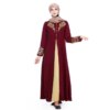 Abaya robe pour femmes musulmanes, manches longues
