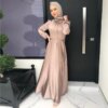 Robe Satin pour femmes musulmanes, Abaya, élégante