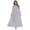 Robe Satin pour femmes musulmanes, Abaya, élégante