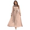 Robe Satin pour femmes musulmanes, Abaya, élégante