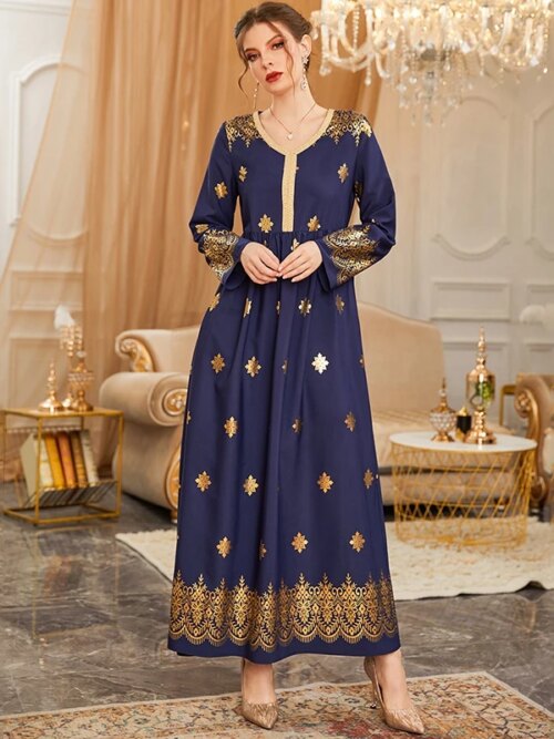 Abaya pour femmes musulmanes, robe indienne de dubaï