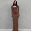 robe longue femme de soirée Sexy et élégante pour femme
