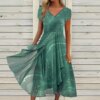 Robe de soirée de luxe pour femmes, élégante robe longue décontractée