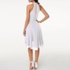 robe longue femme mi-longue en mousseline de soie pour femmes