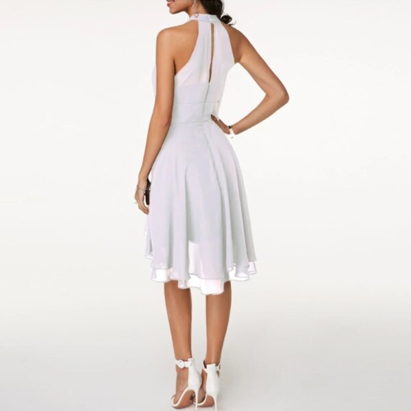 robe longue femme mi-longue en mousseline de soie pour femmes