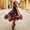 16739-b69bc1.jpg Robe longue femme de plage à fleurs, tenue d'été Vintage, mode déesse, Sexy