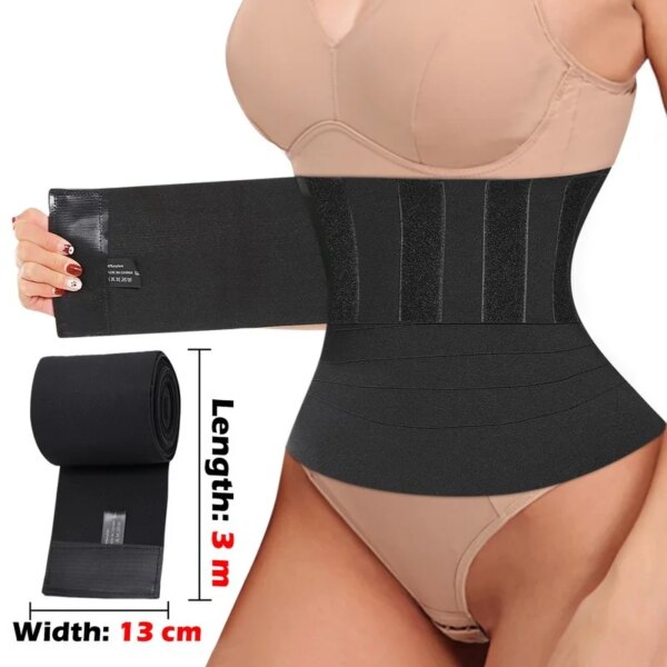 16998-19e909.jpg ceinture amincissante - Gaine sculptante pour femmes ceinture enveloppante, entraîneur de taille, modelage du corps