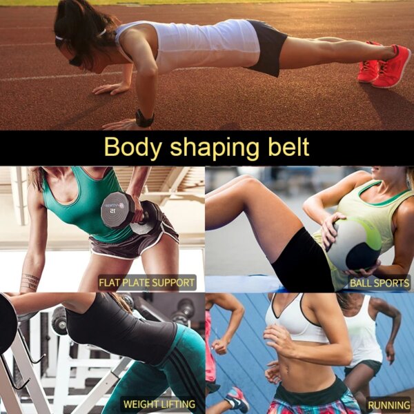 Ceinture Amincissante en Latex pour Femme, Corset d'Entraînement pour Taille, Perte de Poids, Acier Noir